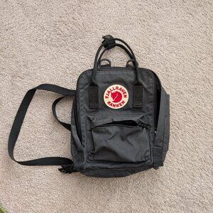 Fjallraven Kanken Mini Backpack in Dark Grey